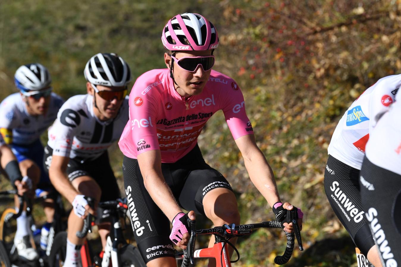 Wilco Kelderman only lost the pink jersey on the penultimate stage of the 2020 Giro d'Italia