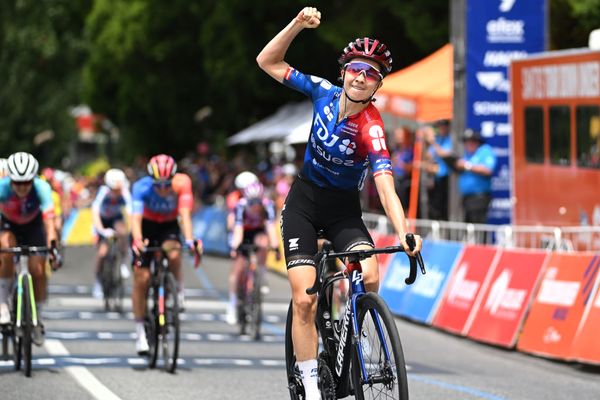 Cecilie Uttrup Ludwig takes stage 2 of the Tour Down Under