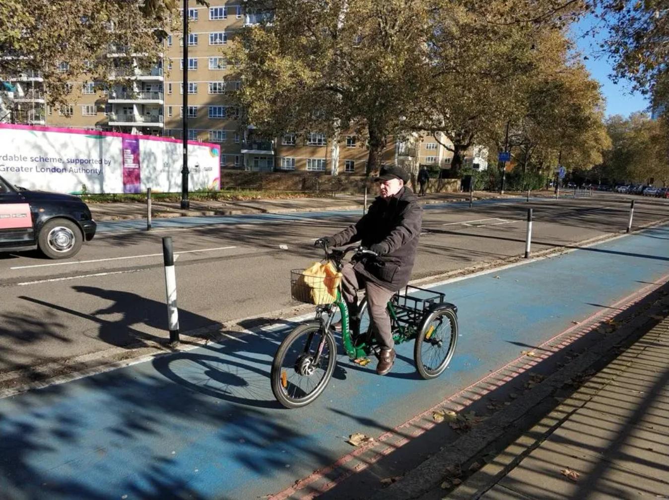 Cyclists using trikes and hand cycles are often forgotten when designing cycling infrastructure 