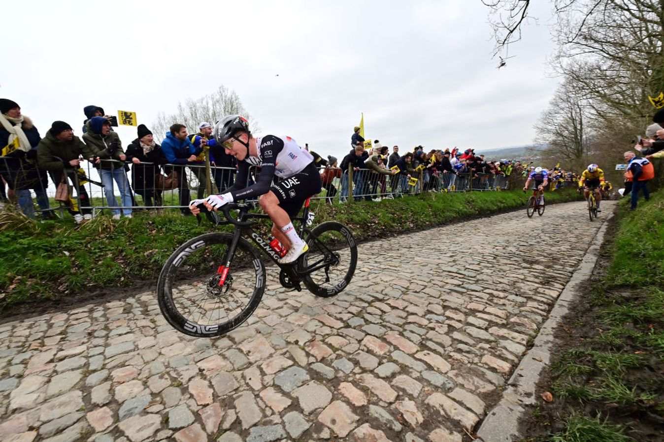Van der Poel admitted that Pogacar's set-up at Flanders last year gave him the upper hand on the cobbles