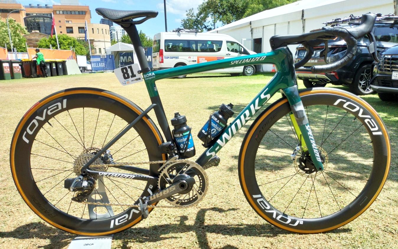 Bora-Hansgrohe use Specialized bikes and components