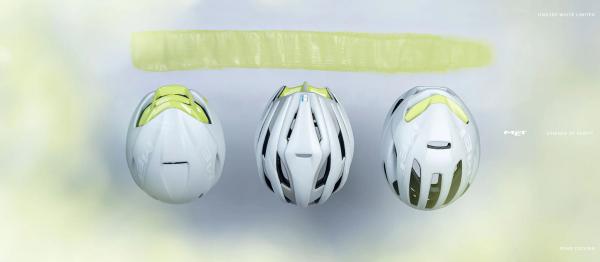 MET will offer the new 'Undyed White' colourway on three of its performance road helmets