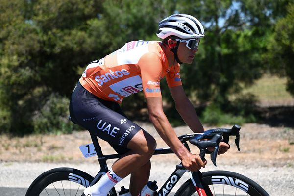Isaac del Toro (UAE Team Emirates) leads the Tour Down Under with two stages remaining