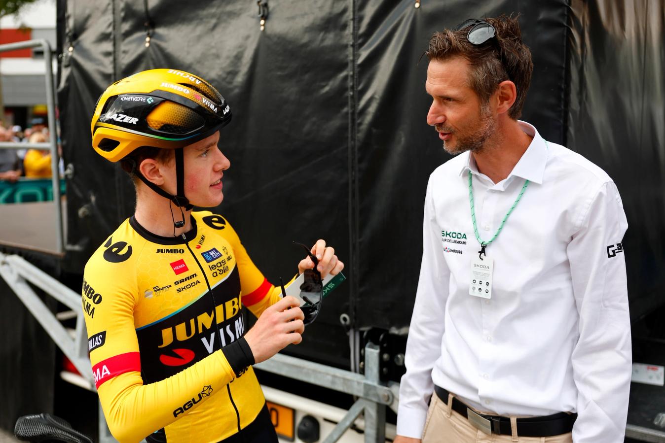 Ryan is always keen to learn from those who have proven themselves at the highest level, whether it be Andy Schleck (right) or his new teammates