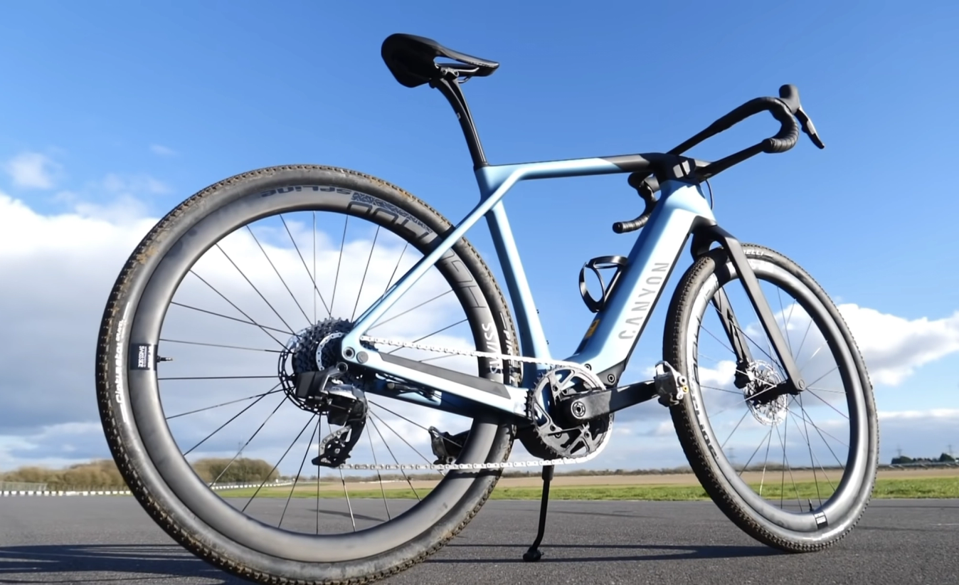 There are many different e-bikes available, like this gravel bike