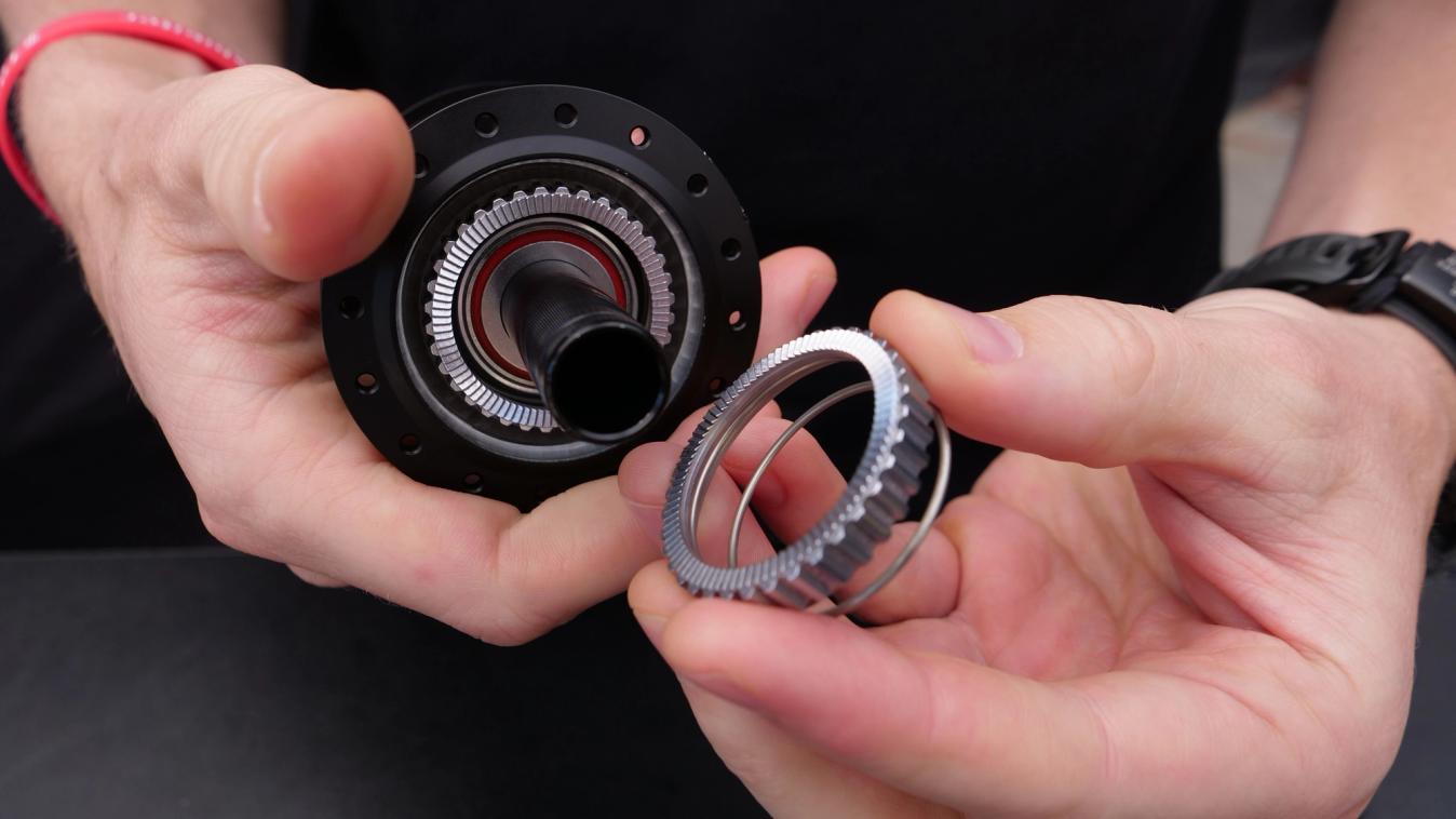 The new hubs use 90 tooth ratchet ring to provide rapid engagement 