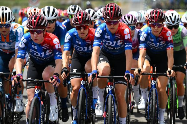 FDJ-SUEZ on the front at the Santos Tour Down Under in January