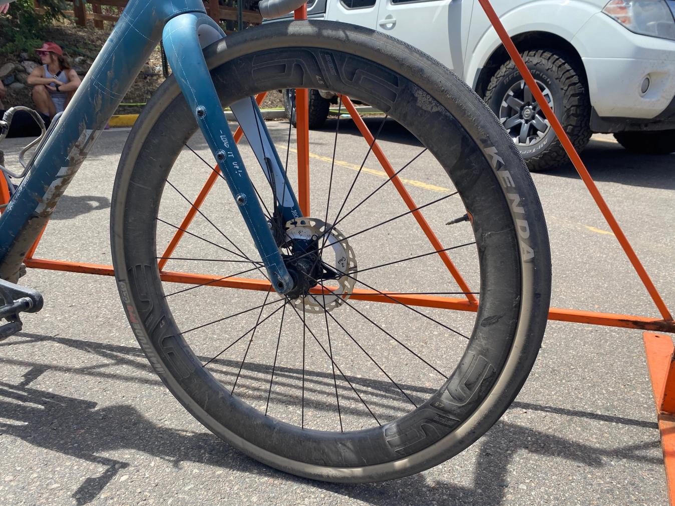 The ENVE SES 4.5 and Kenda tires that piloted Vermeulen on the "champagne of gravel"