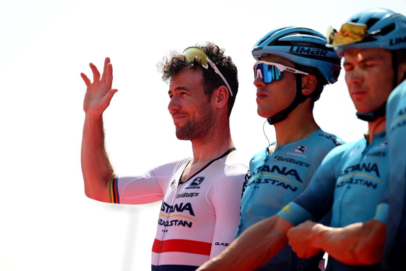Cavendish will have a modest Astana-Qazaqstan lead-out at this year’s Tour. 