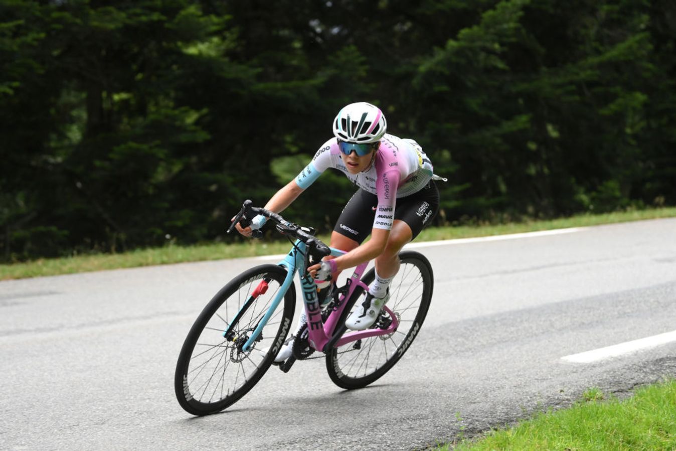 Ella Wyllie finished second in the young rider standings at the Tour de France Femmes