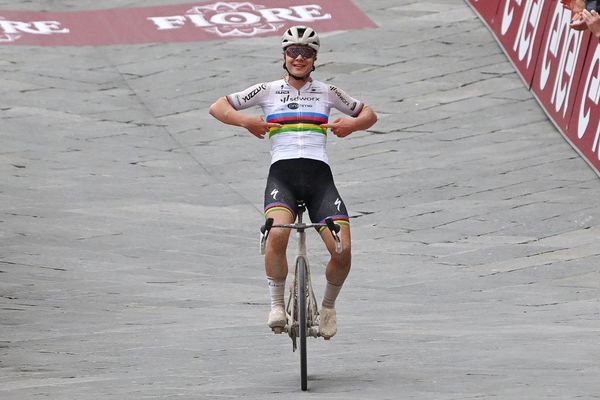 Lotte Kopecky (SD Worx-Protime) wins the 2024 edition of Strade Bianche