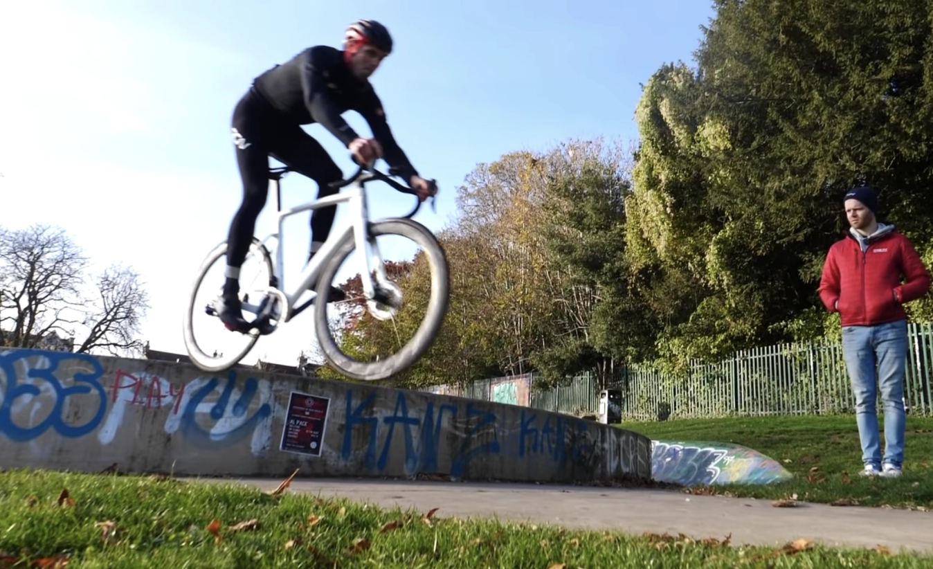 Ollie and Alex showed us that carbon hoops are surprisingly durable