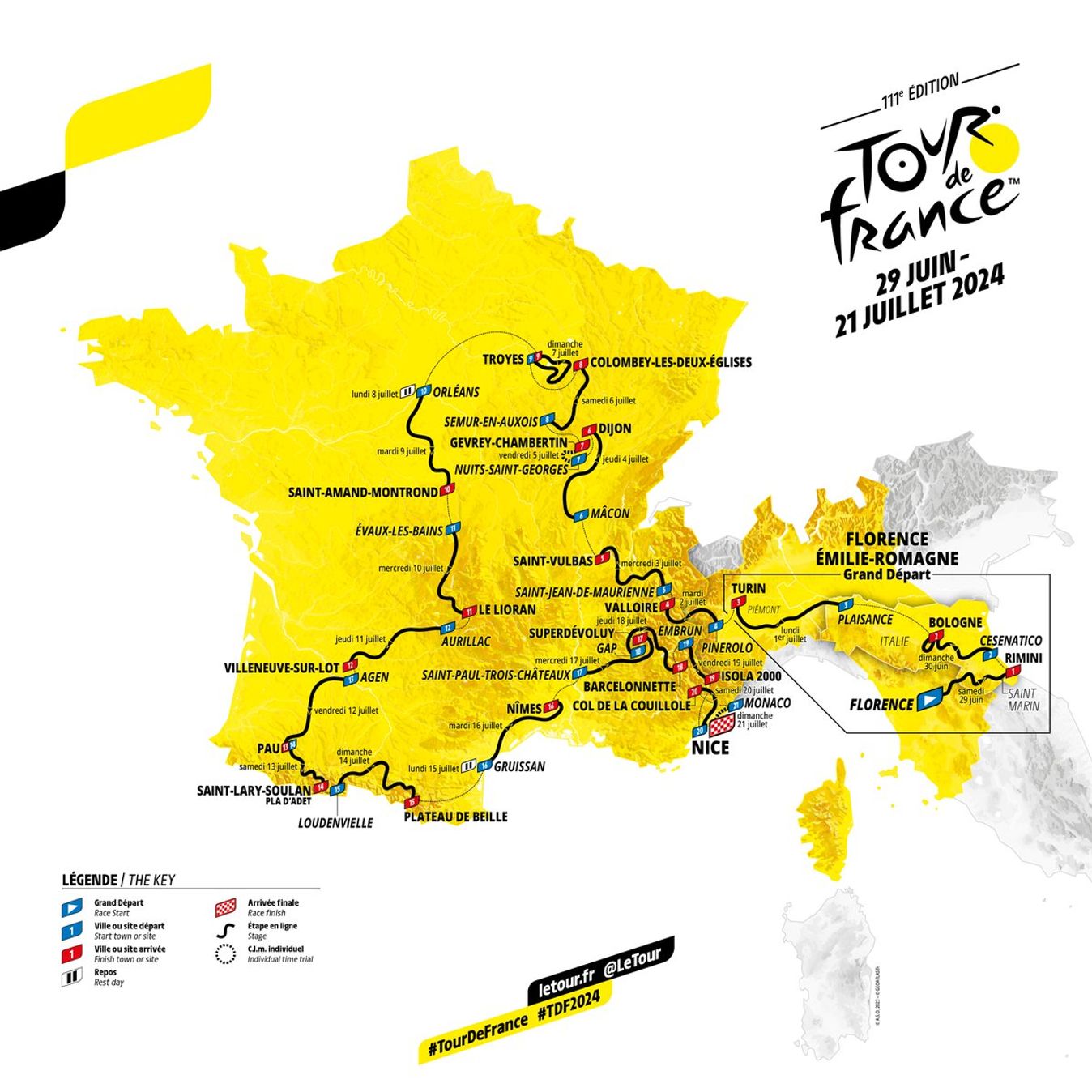 The 2024 Tour de France route will feature gravel for the first time