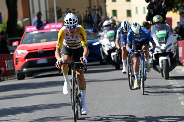 Luke Plapp on stage 6 of the Giro d'Italia