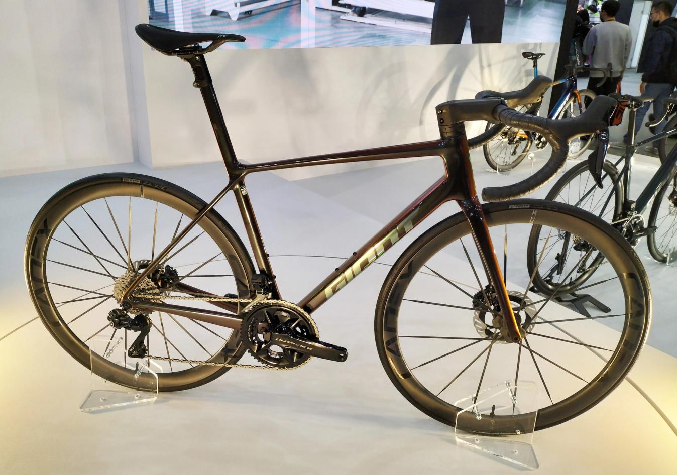 There were some new bikes on show too, including the Giant TCR which stole the limelight on the opening day