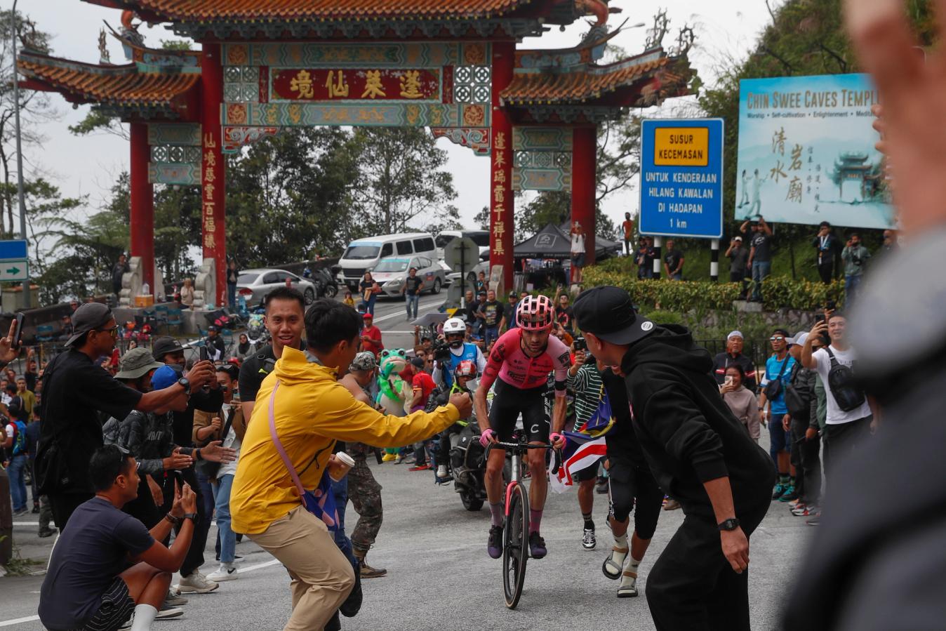 The crowds always provide an incredible spectacle at the Tour de Langkawi