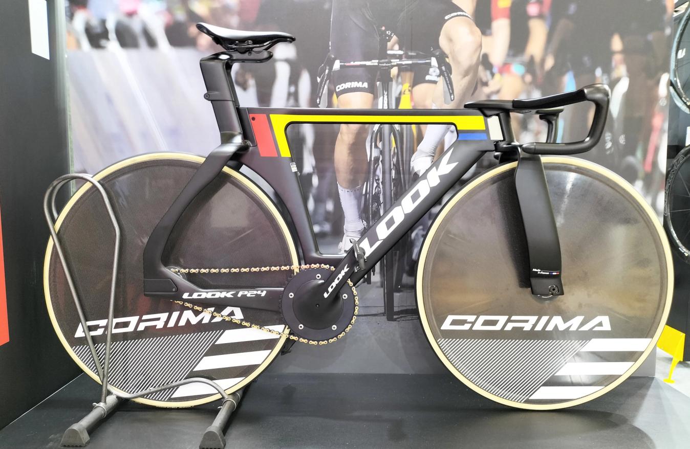 This Look P24 bike is also at home on the track. It has been developed for the 2024 Paris Olympics
