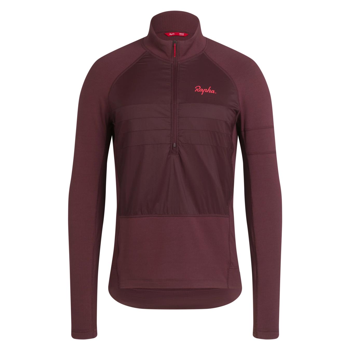 The men's Explore zip neck pullover includes a chest pocket and two ventilation zips 