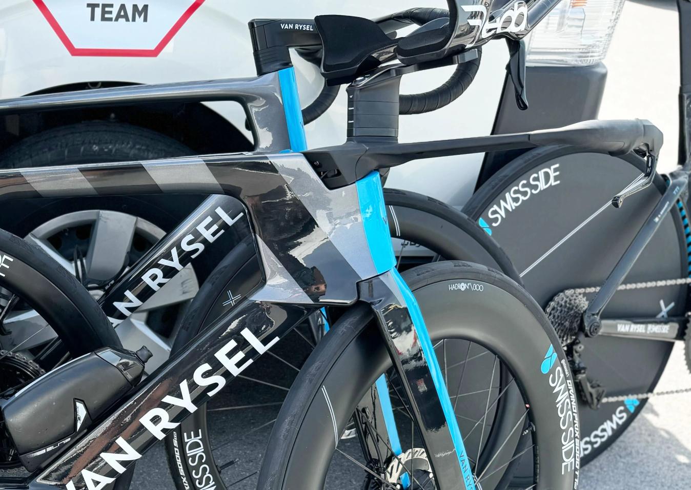 Deep head tubes are the norm on time trial bikes but the XCR's is up there with the deepest we’ve seen