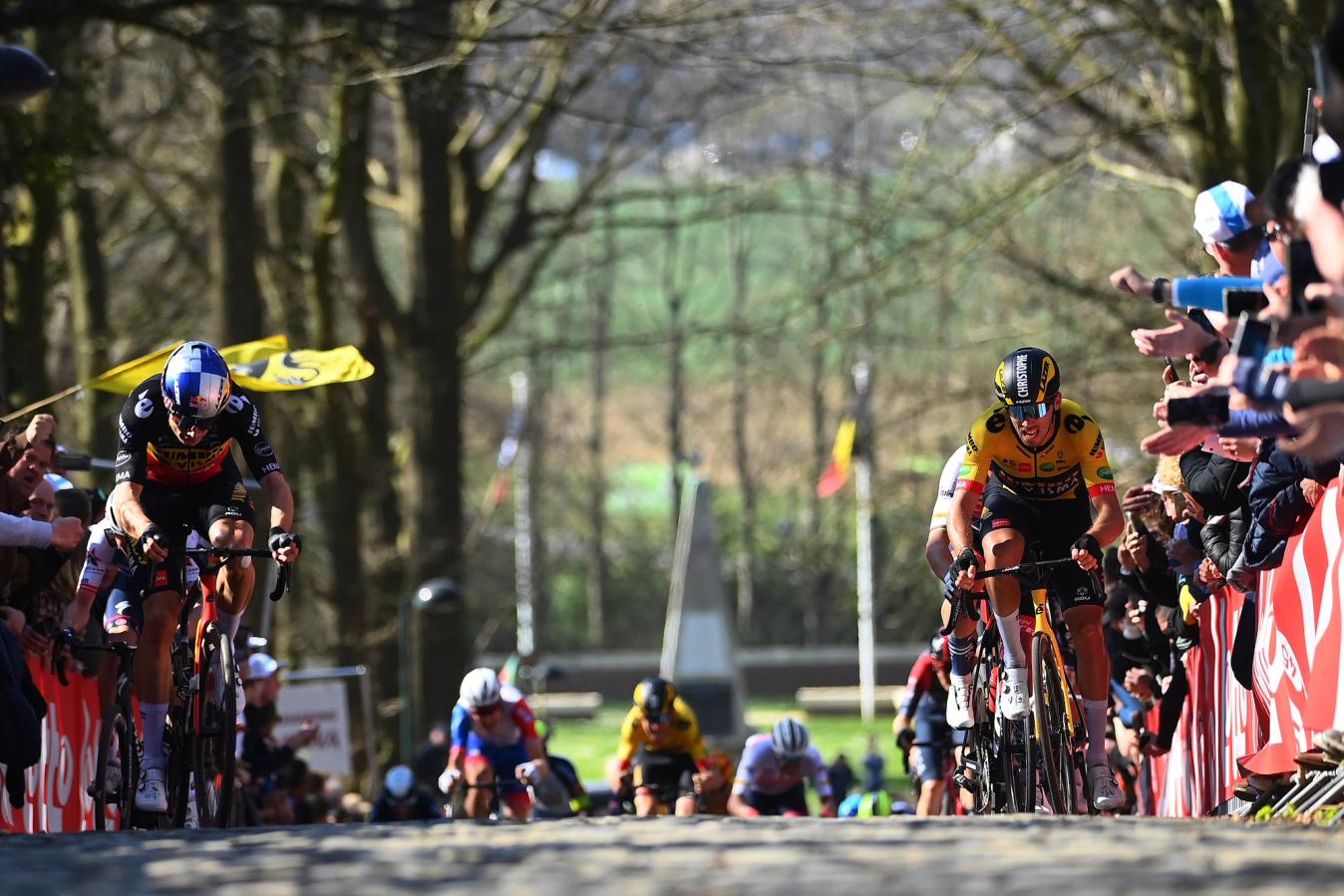 The steep Kemmelberg is the iconic climb of Gent-Wevelgem