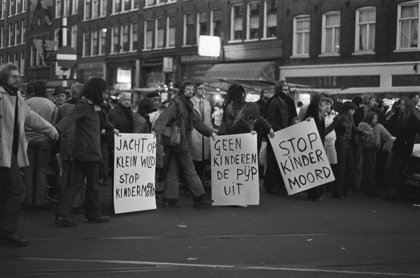 Stop de Kindermoord protest in 1973