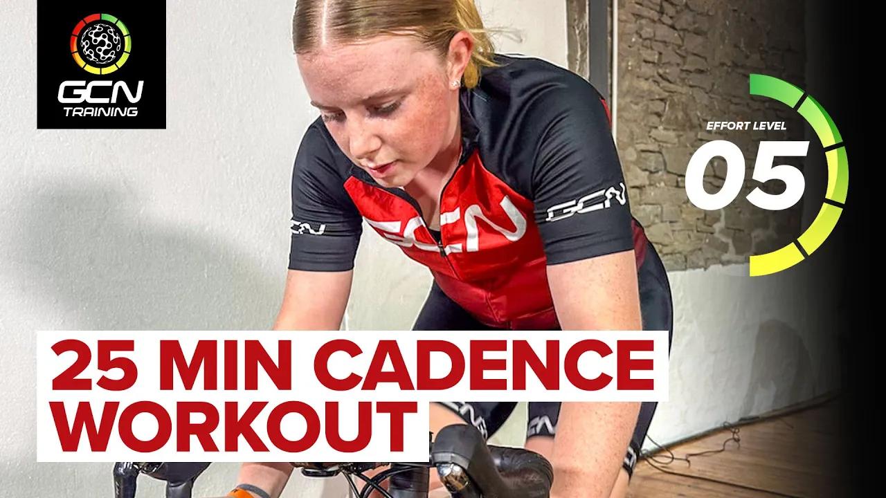 Easy Cadence Workout 25 Minute Indoor Cycling HIIT