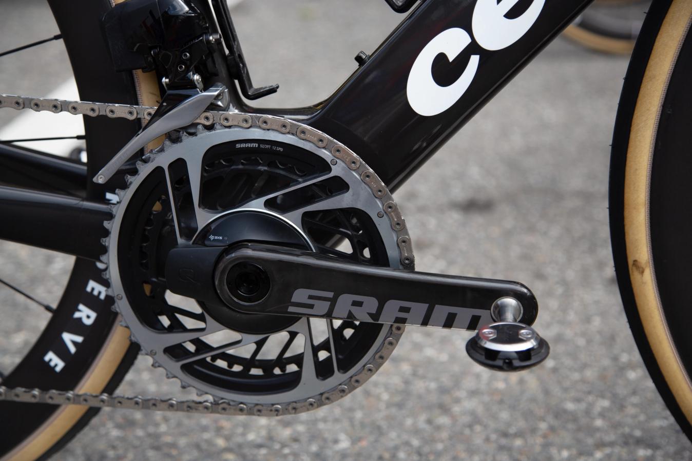 A 52/39t drivetrain is fairly compact by pro standards
