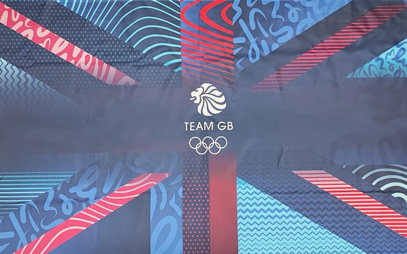 The Team GB supporters' flag, which added new colours and patterns to the Union flag