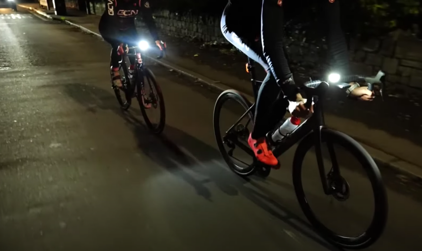 Front bike lights need to illuminate the road as well as making you visible