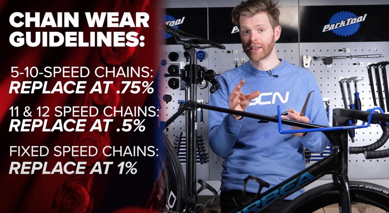 When you will need to replace your chain will depend on the type of chain on your bike