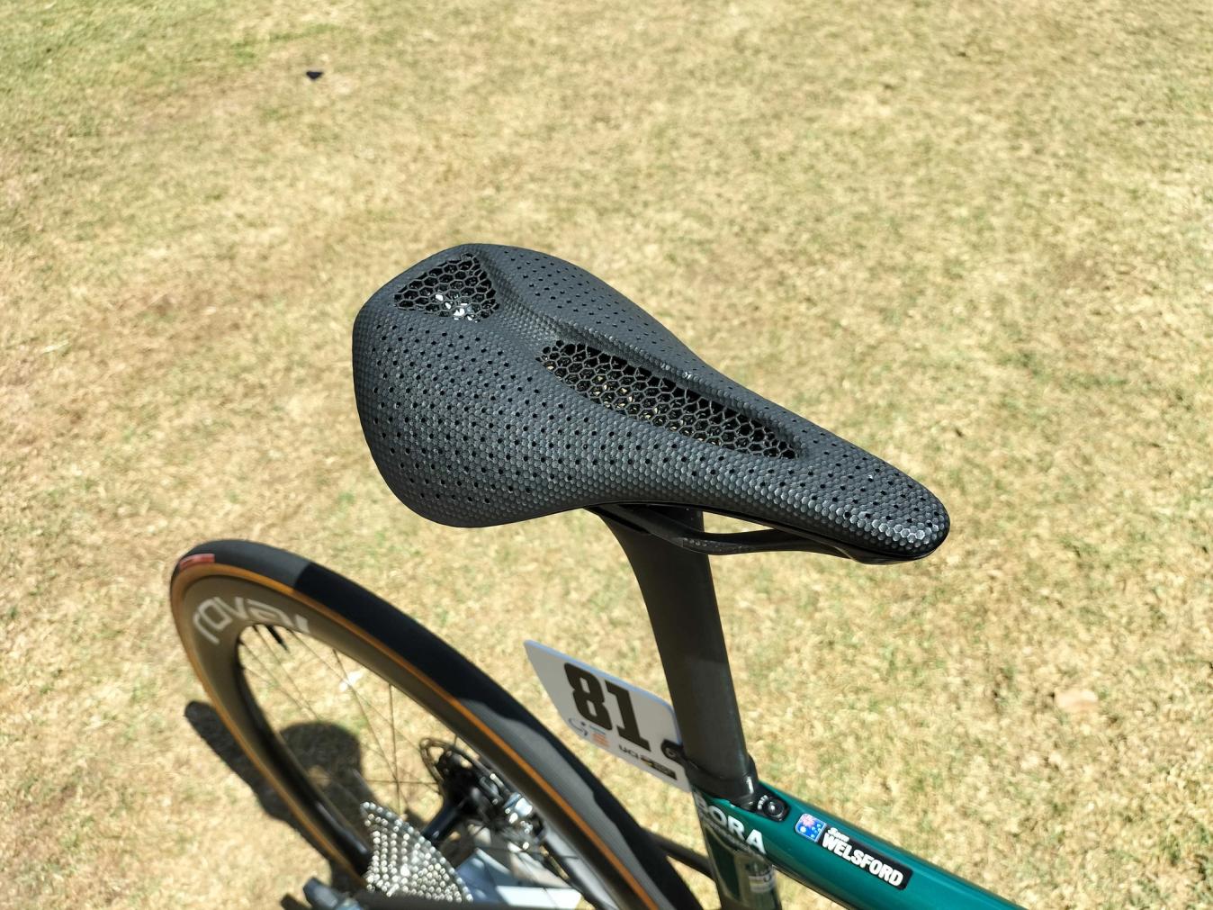 Specialized also provides the saddle