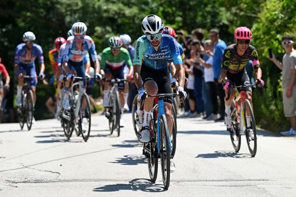 Valentin Paret-Peintre on stage 10 of the Giro d'Italia