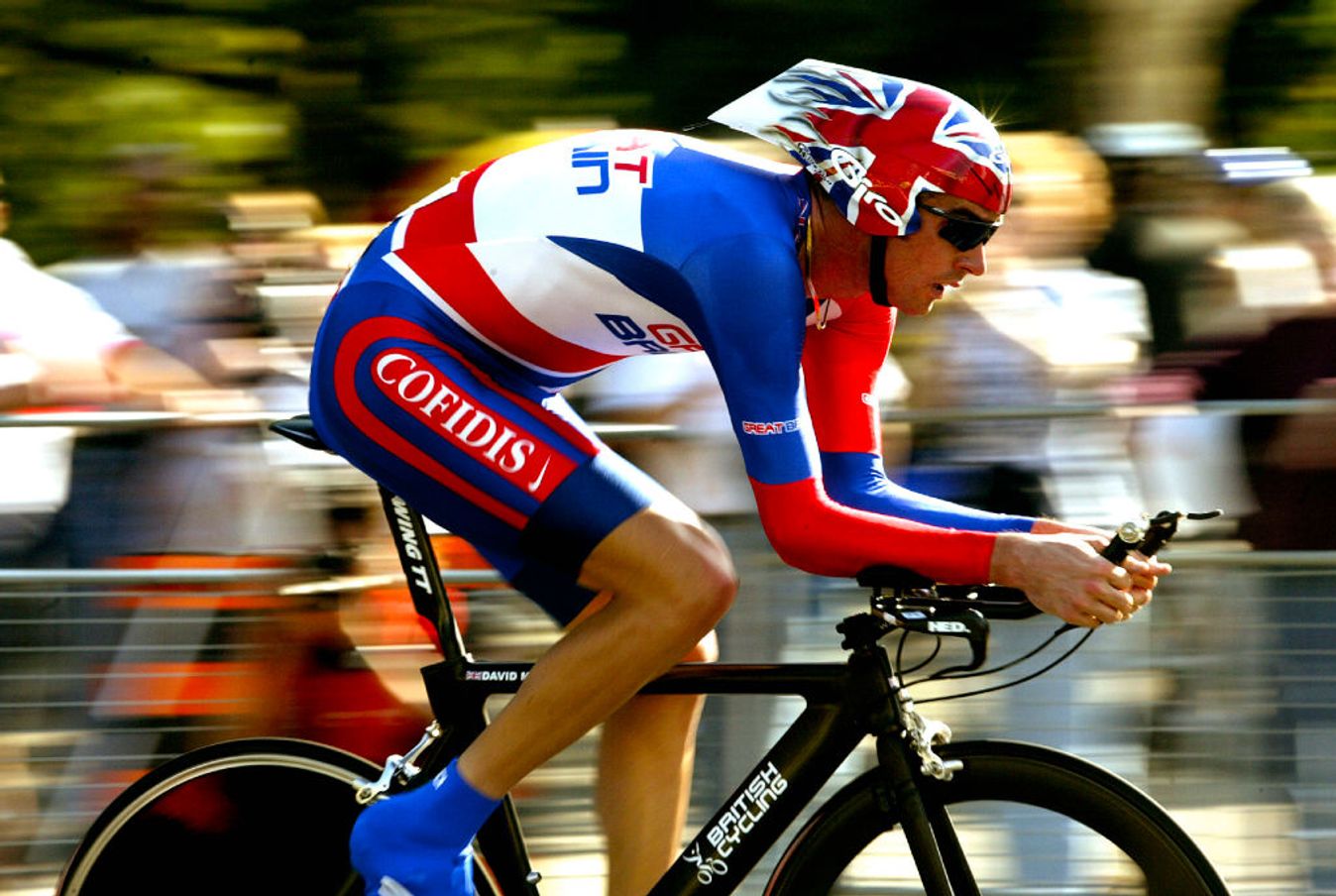 David Millar riding a non-Decathlon at TT Worlds in 2003