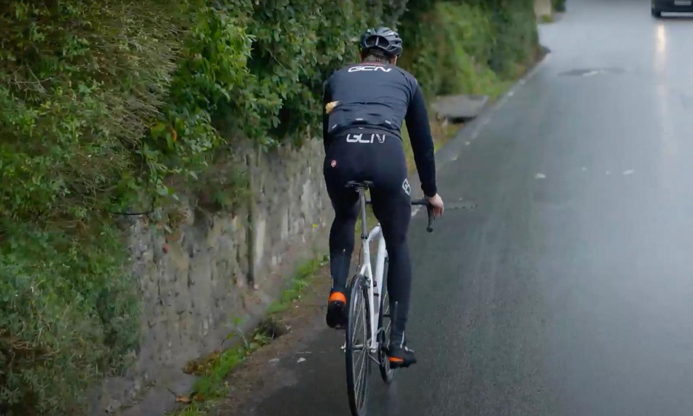 Riding downhill of a fixed gear bike can be terrifying and not something to tackle lightly 
