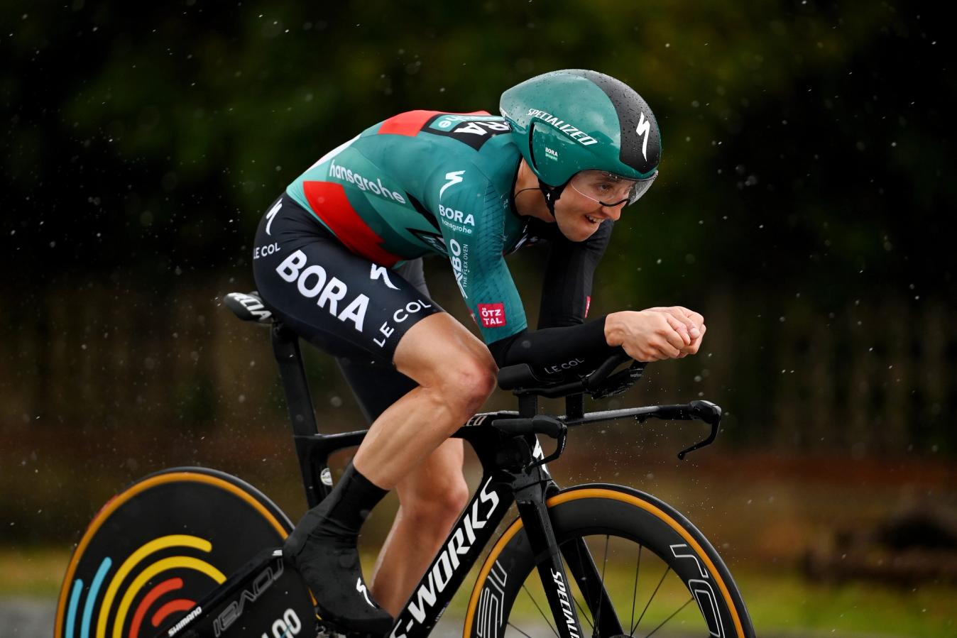 The time trial will be a key test for Jai Hindley.