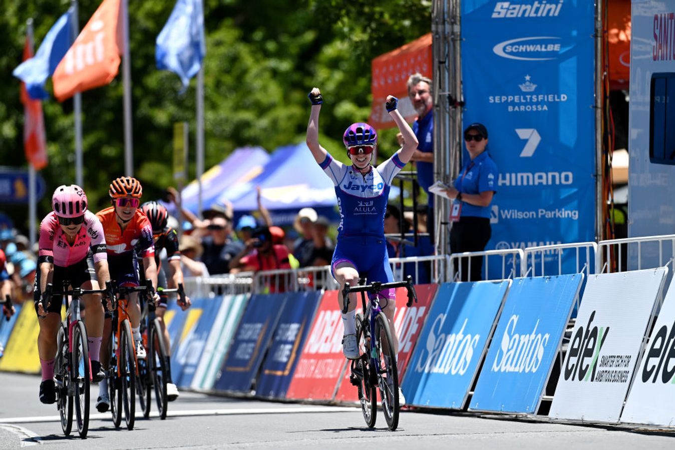 Alex Manly wins stage 2 of the Tour Down Under