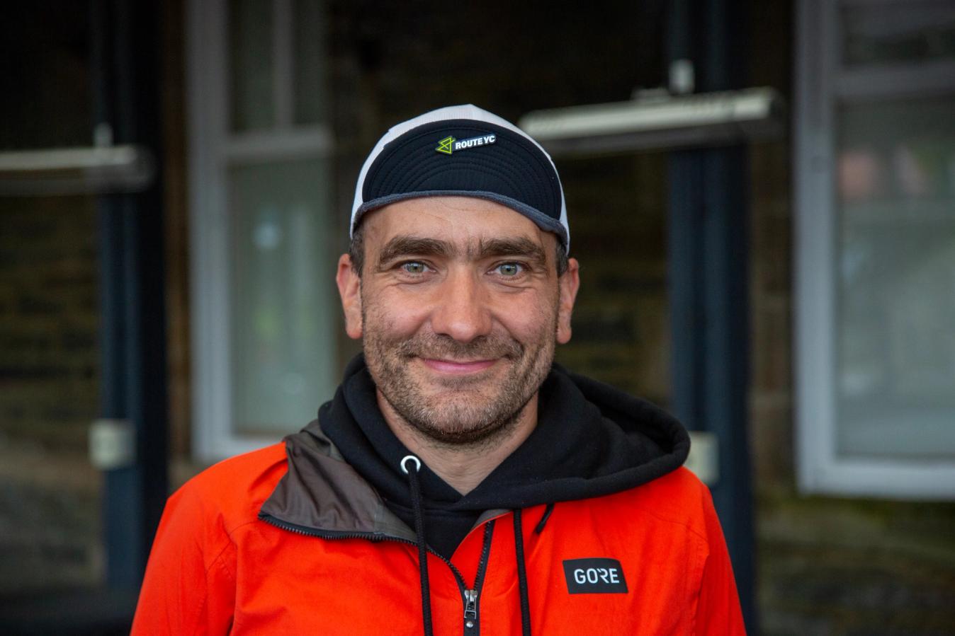 Markus Stitz at his event, the Dunoon Dash, in Scotland