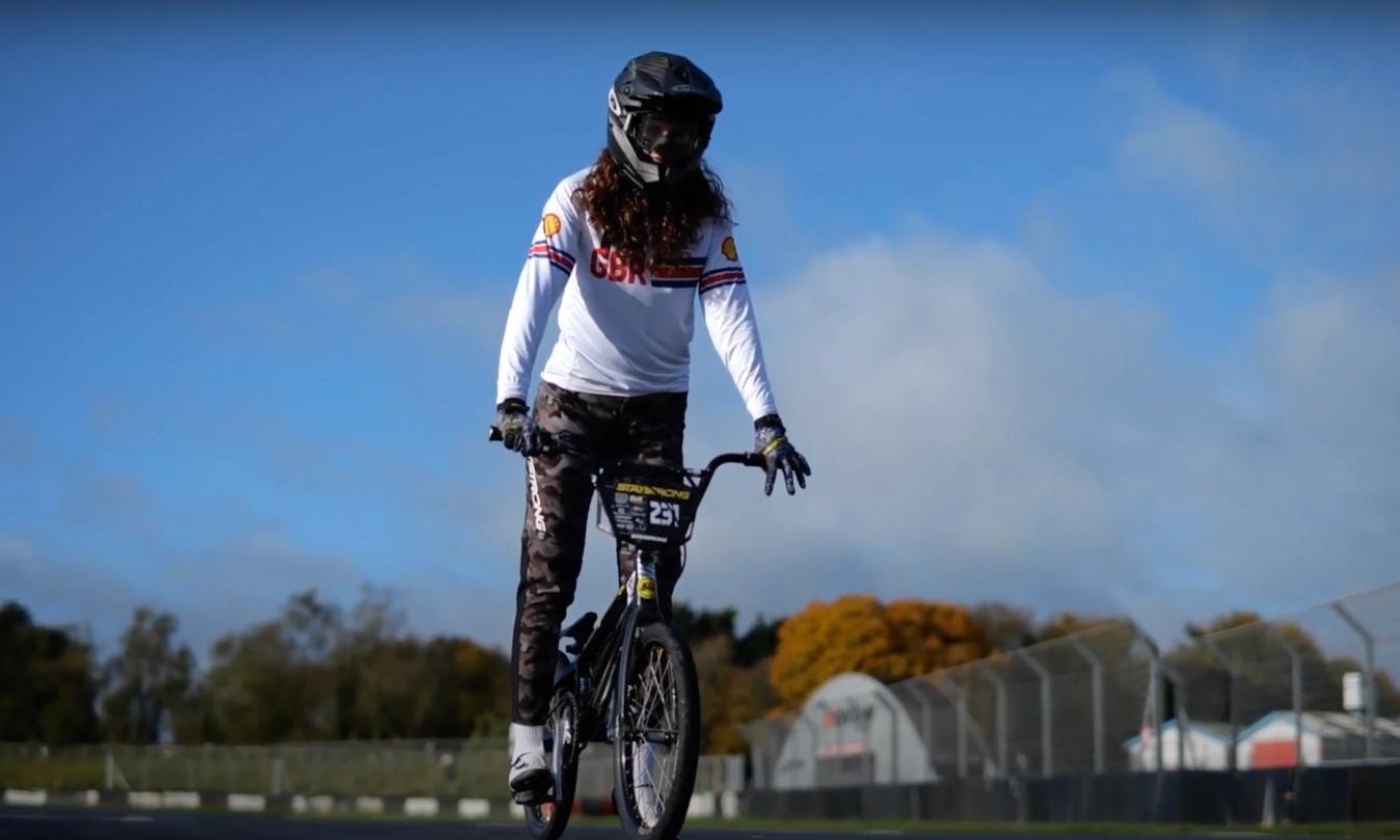 Betsy Bax is a team GB BMX racer who has six national titles to her name 