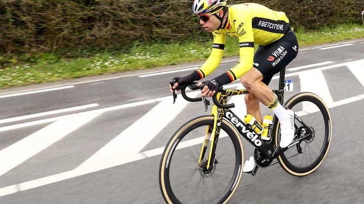 Wout van Aert was riding his final race before Sunday's Tour of Flanders showdown against Mathieu van der Poel