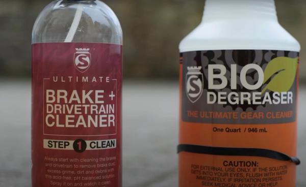 Bike-specific degreasers are specially formulated to work best with bike oils and greases