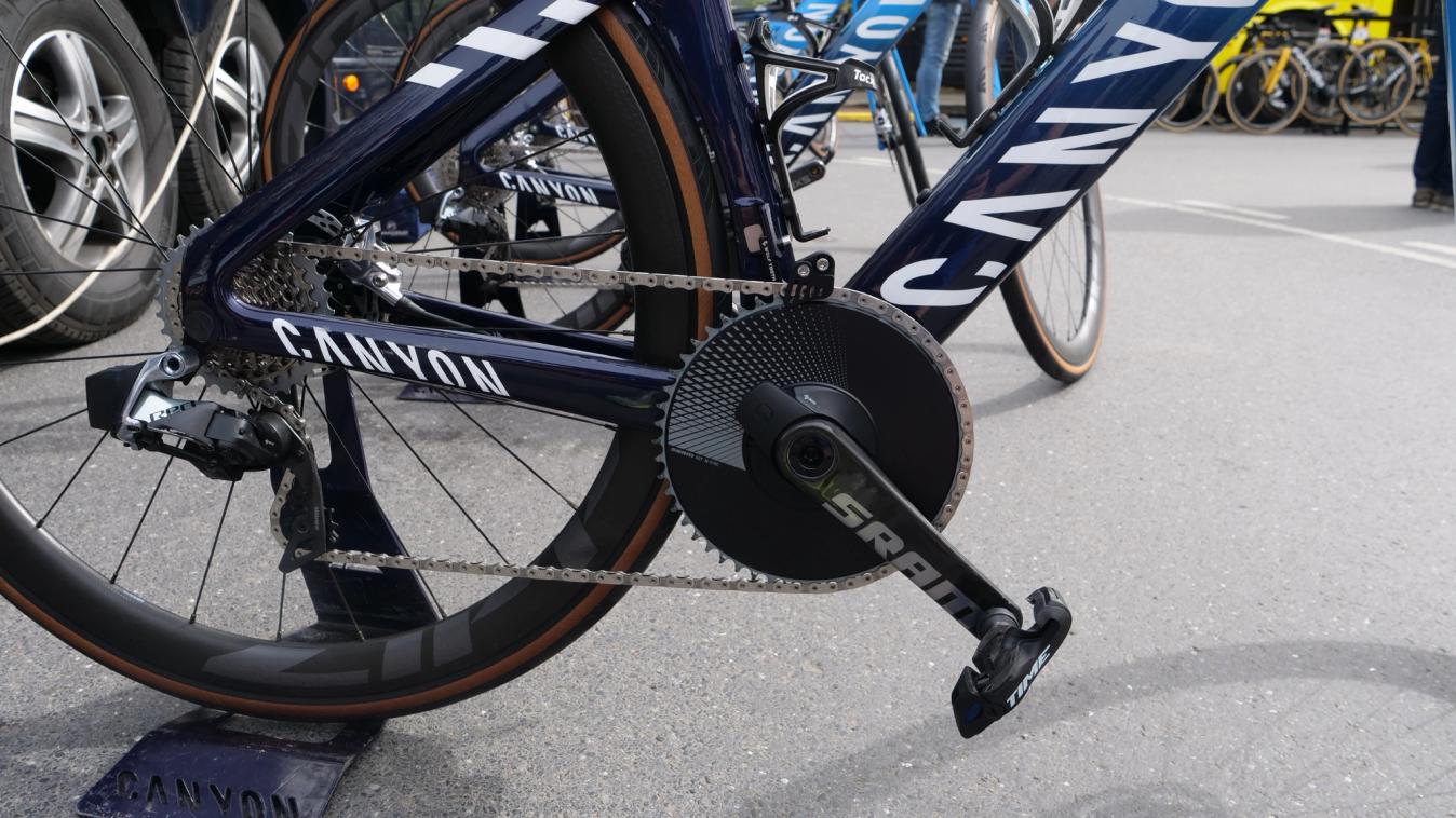 Movistar were among the SRAM-sponsored teams using the single ring configuration