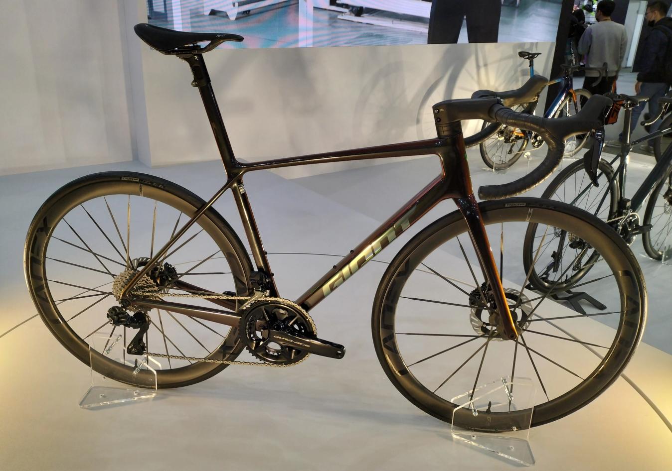The new range of Giant TCR bikes caught plenty of attention