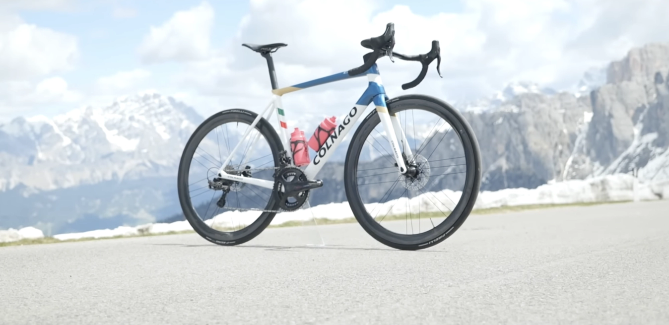 The Campagnolo-equipped Colnago C68 seemed the perfect tool for the job