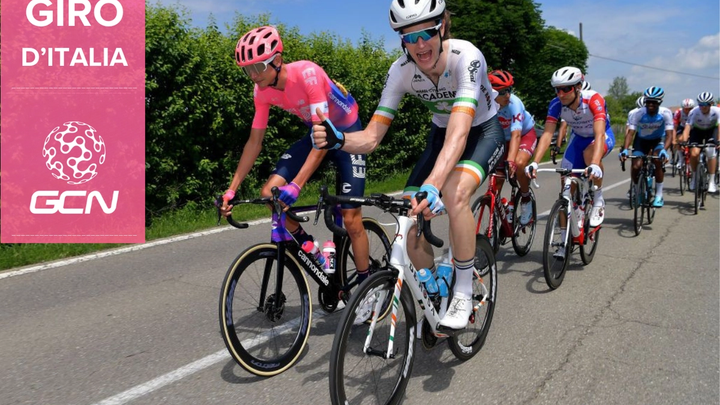 Conor Dunne on stage 11 of the 2019 Giro d'Italia