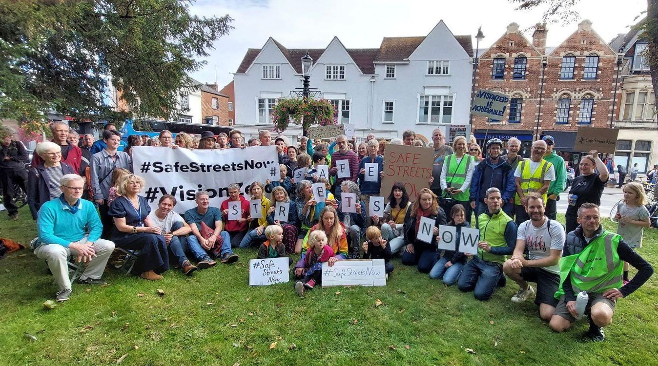 Safe Streets Now protesters in Oxford