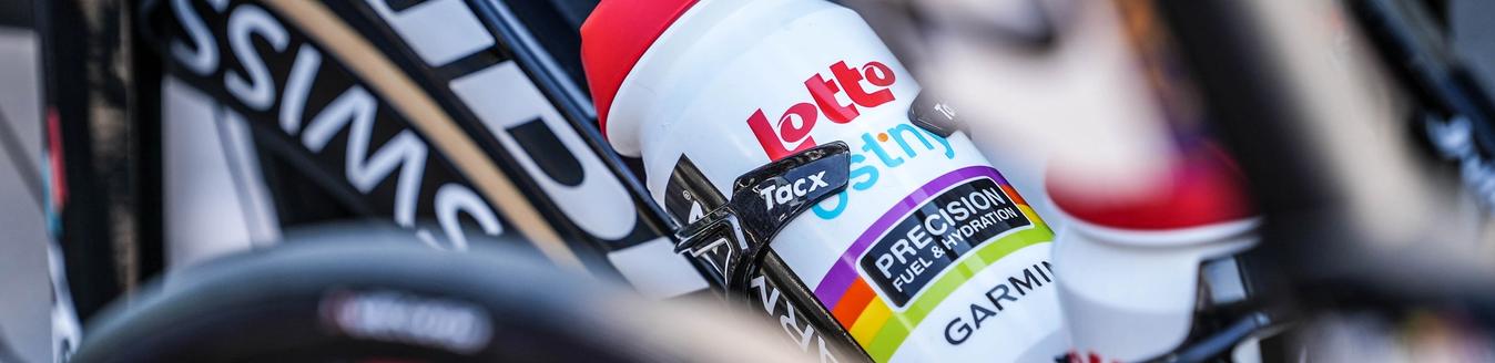 Lotto Dstny water bottle and Precision Fuel & Hydration 