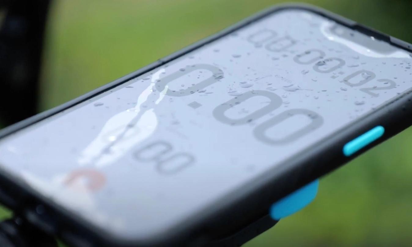 Even if your phone is waterproof, having it sat out in all of the elements isn't the nicest place for it to be
