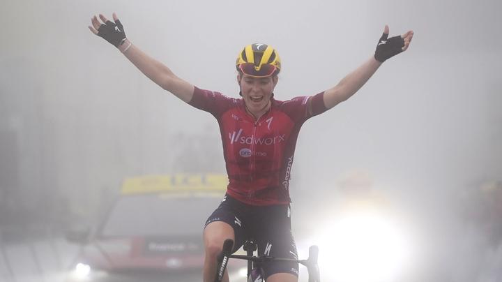 Demi Vollering sealed Tour de France Femmes victory in 2023 with a stage win atop the Col du Tourmalet