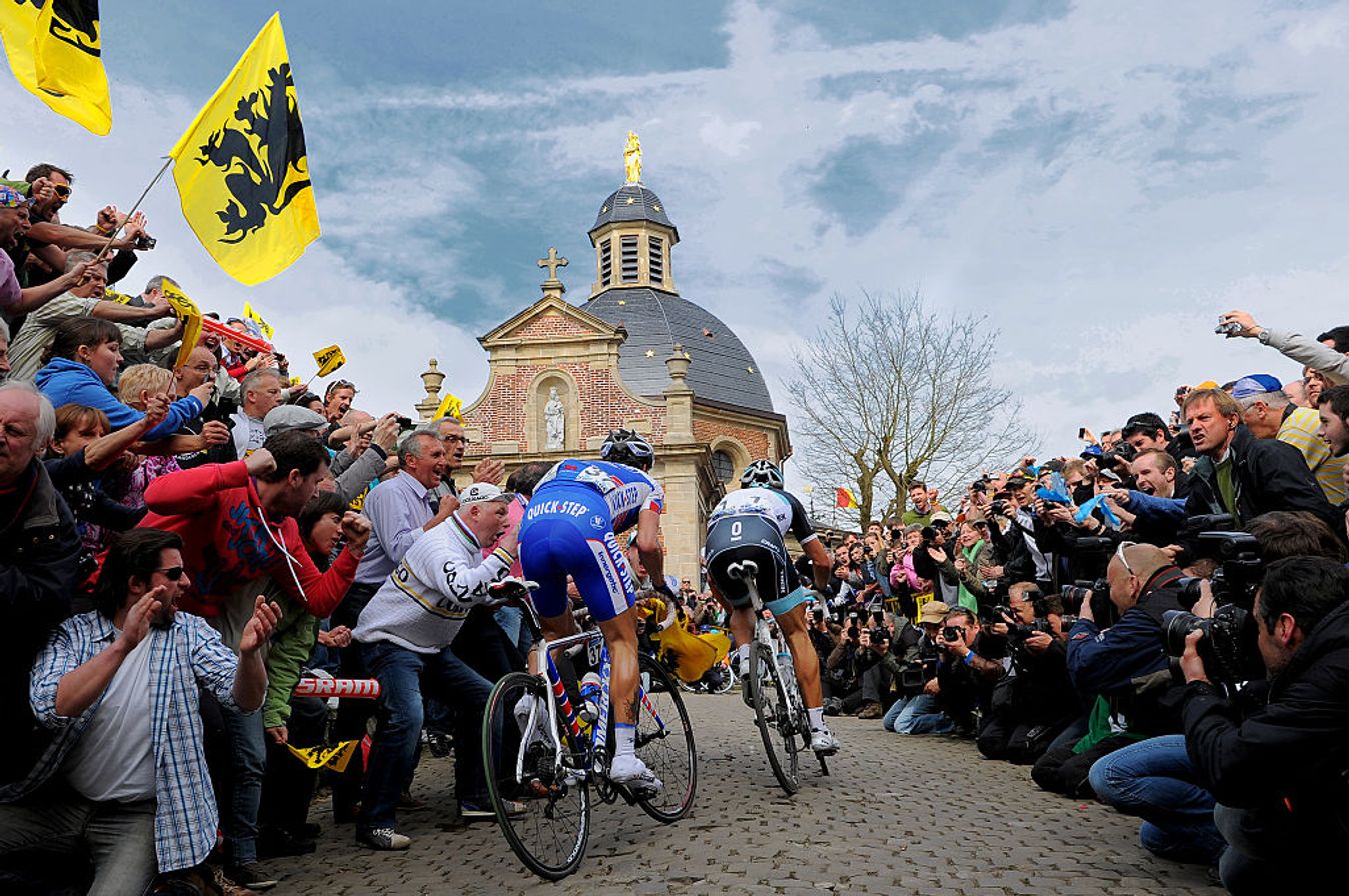 Fans used to pack the Muur van Geraardsbergen for the Tour of Flanders