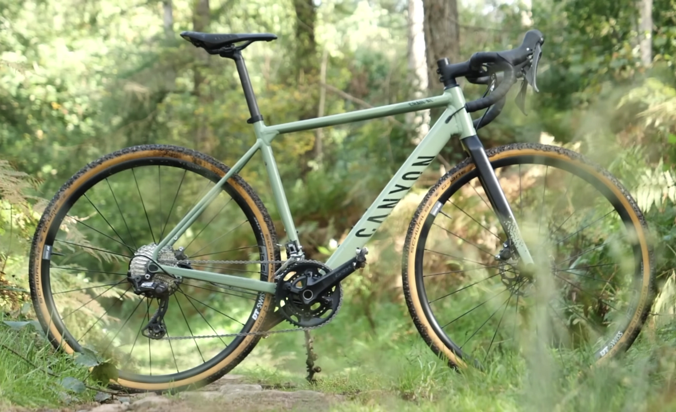 Canyon make aluminium and carbon versions of their gravel bikes